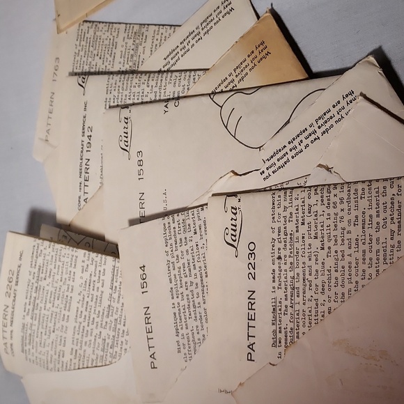 Vintage Laura Wheeler Design Instructions for Crochet & Quilting Patterns - Picture 11 of 12